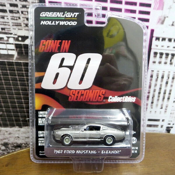 1:64 Gone in Sixty Seconds 1967 Ford Mustang Eleanor【60セカンズ】ミニカー