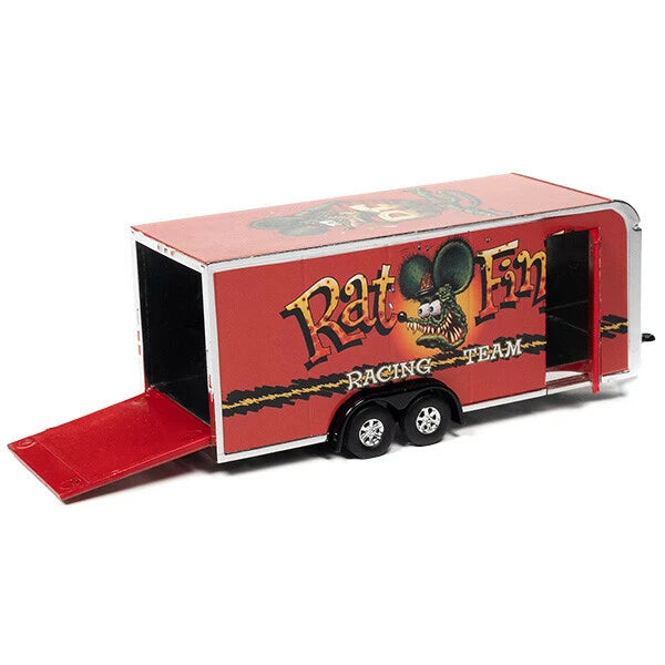 Auto World 1:64 Rat Fink Enclosed Trailer RACING TEAM 【ラットフィンク】ミニカー