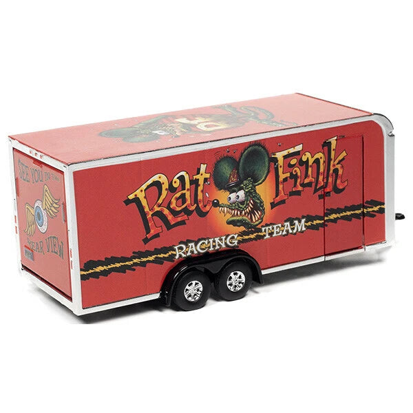 Auto World 1:64 Rat Fink Enclosed Trailer RACING TEAM 【ラットフィンク】ミニカー