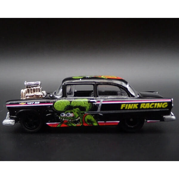 JOHNNY LIGHTNING 1:64 Rat Fink 1955 Chevy 2-Door Sedan - CTC Exclusive -【ラットフィンク】ミニカー