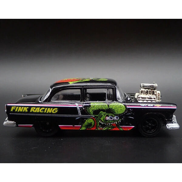 JOHNNY LIGHTNING 1:64 Rat Fink 1955 Chevy 2-Door Sedan - CTC Exclusive -【ラットフィンク】ミニカー
