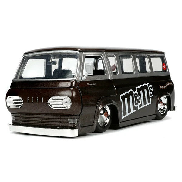 1:24 M&M'S 1965 FORD ECONOLINE w/RED FIGURE【エムアンドエムズ】ミニカー