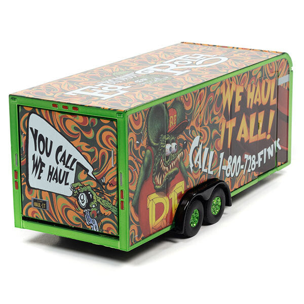 RAT FINK ラットフィンク ミニカー Auto World 1:64 Rat Fink Enclosed Trailer WE HAUL ALL !