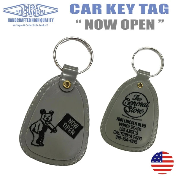 キーホルダー カーキータグ キータグ NOW OPEN BEAR / GRAY