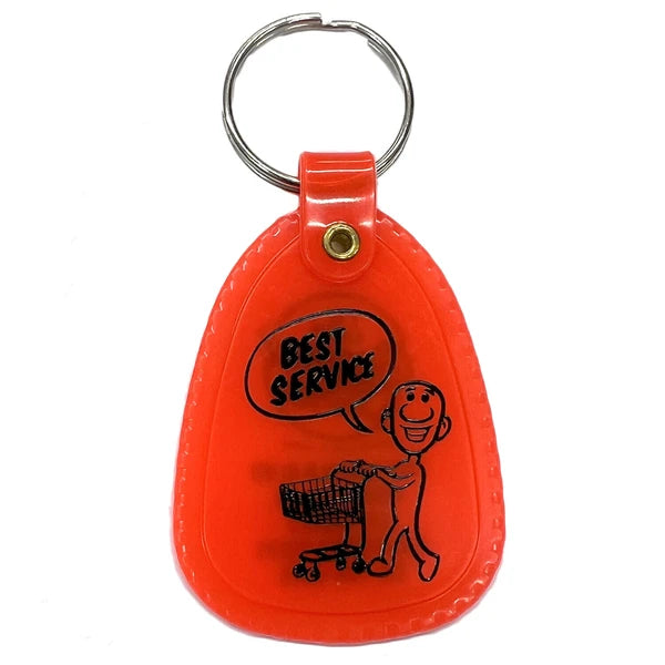 キーホルダー カーキータグ キータグ BEST SERVICE / ORANGE