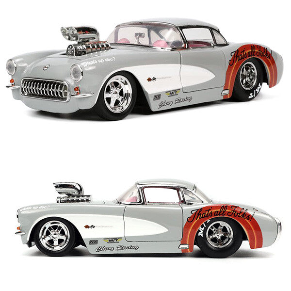 LOONEY TUNES 1957 CHEVY CORVETTE w/ BUGS BUNNY 1:24 【ルーニーチューンズ】ミニカー