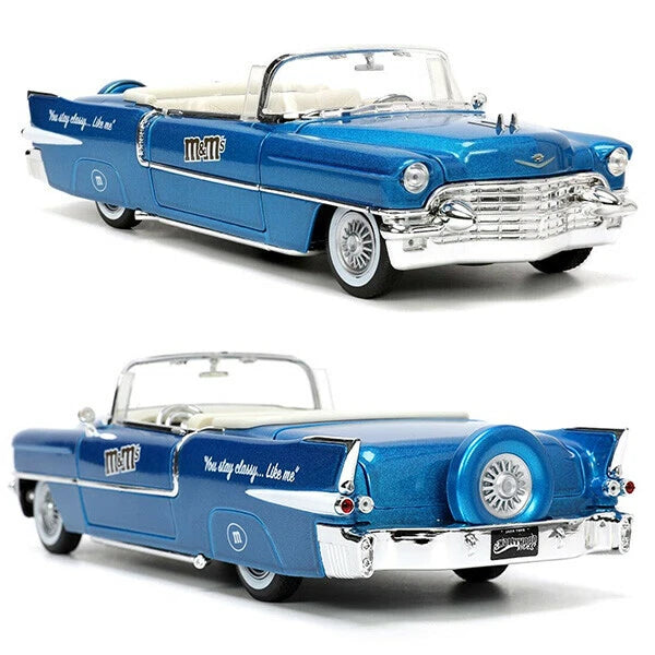 1:24 M&M'S 1956 CADILLAC ELDORADO w/BLUE FIGURE【エムアンドエムズ】ミニカー