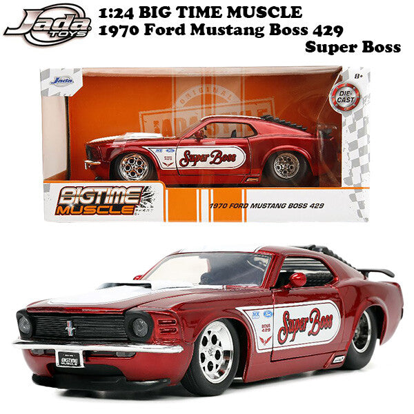 1970 Ford Mustang Boss 429 ミニカーJADATOYS 1:24 BTM
