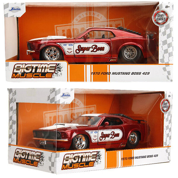 1970 Ford Mustang Boss 429 ミニカーJADATOYS 1:24 BTM