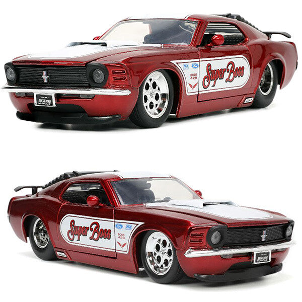 1970 Ford Mustang Boss 429 ミニカーJADATOYS 1:24 BTM