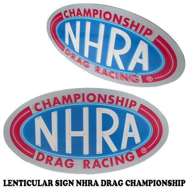 NHRA DRAG RACING CHAMPIONSHIP レンチキュラー サイン
