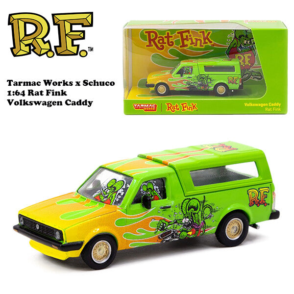 RAT FINK ラットフィンク ミニカーTarmac Works x Schuco 1:64 Rat Fink Volkswagen Caddy