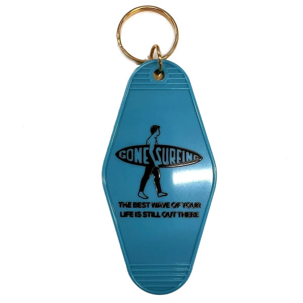 モーテルキー キータグ キーホルダー SURF USA/ TURQUOISE