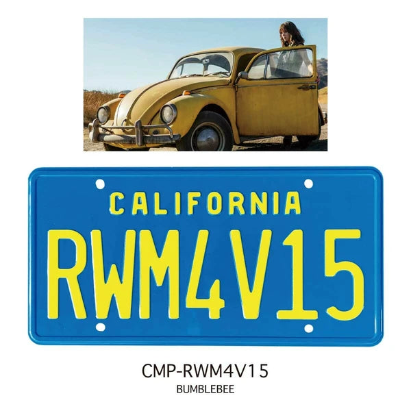 CM PLATE CMプレート ライセンスプレート【MOVIE ムービー】RWM4V15(BUMBLEBEE)