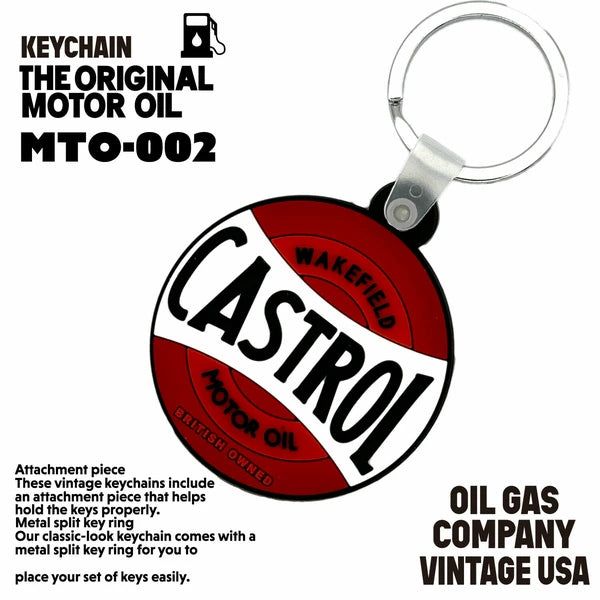 ソフトラバーキーホルダー CASTROL キーホルダー