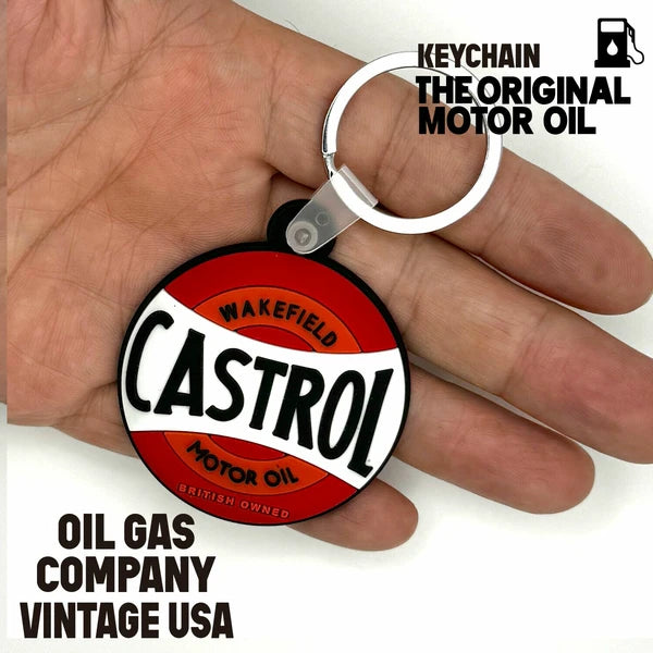 ソフトラバーキーホルダー CASTROL キーホルダー