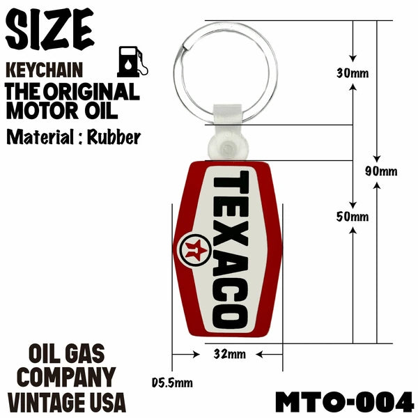 ソフトラバーキーホルダー TEXACO キーホルダー