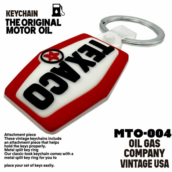 ソフトラバーキーホルダー TEXACO キーホルダー