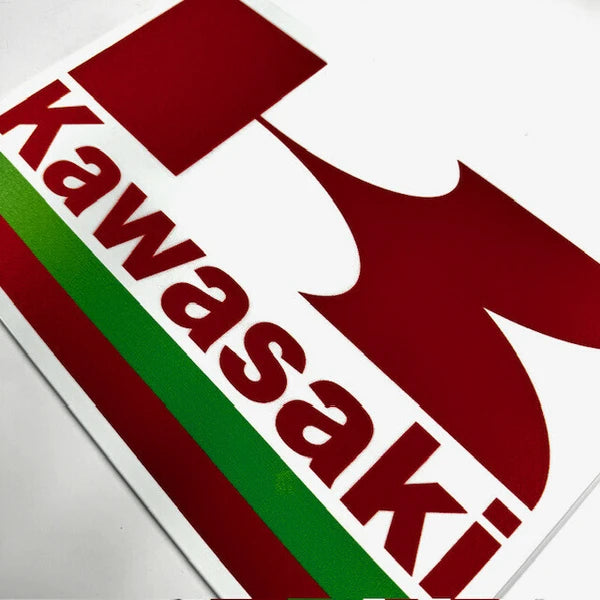 サインボード メタルサイン A4 KAWASAKI(WHxREDxGREEN) ブリキ看板