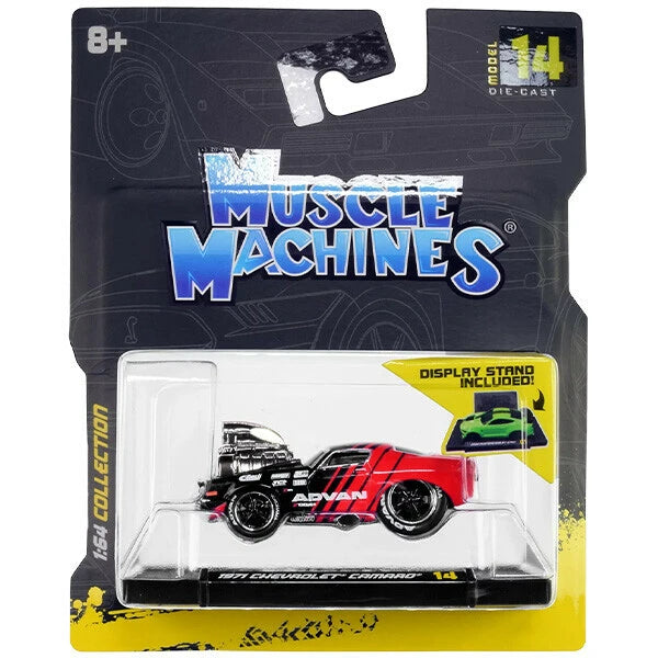 Muscle Machines 1:64 1971 Chevrolet Camaro Advan【マッスルマシン】ミニカー