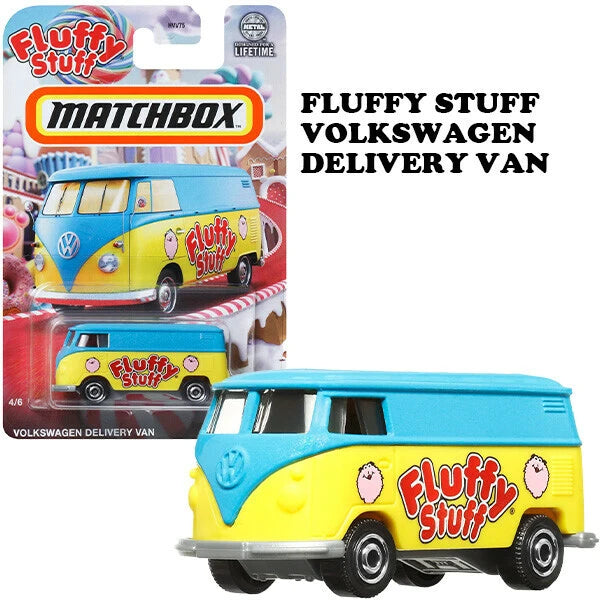 MATCH BOX 1:64 FOOD SERIES Fluffy Stuff / VOLKSWAGEN DELIVERY VAN】マッチボックス