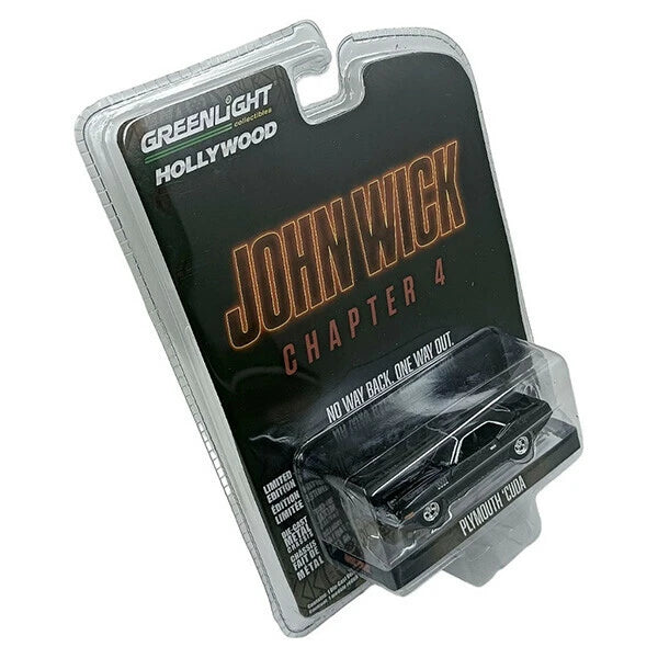 1:64 John Wick Chapter 4 1971 Plymouth 'Cuda 【ジョン・ウィック】ミニカー