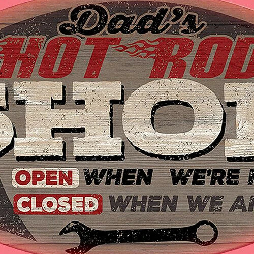 【サイン】LED ロープ ネオン サイン HOT ROD SHOP オーバル