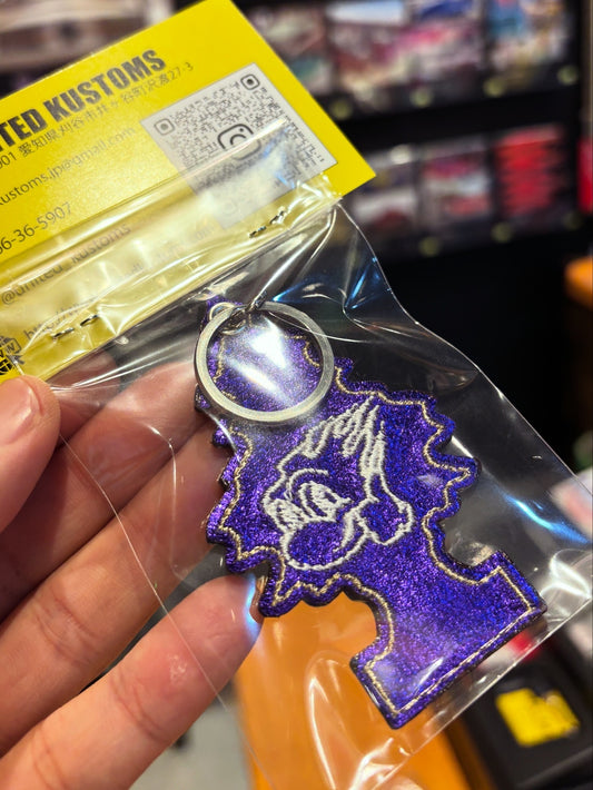 UNITED KUSTOMSオリジナル「MERAMERA BOY Leather Soul Charm」ハンドメイドキーホルダー