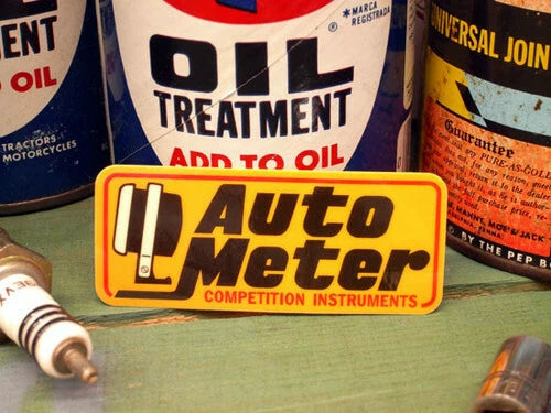 【Auto Meter】耐水性ビニール ステッカー