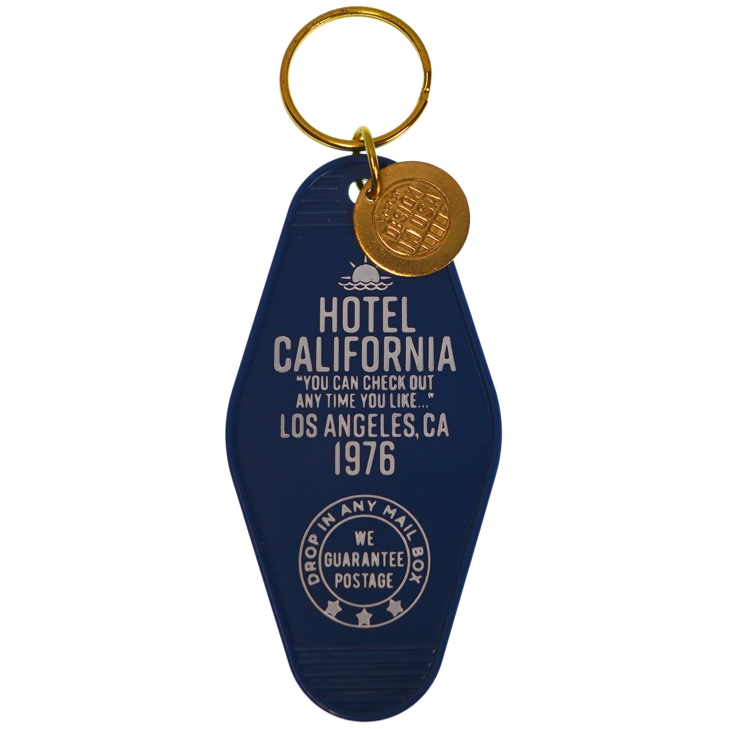CALIFORNIA / NAVY モーテルキー キータグ キーホルダー
