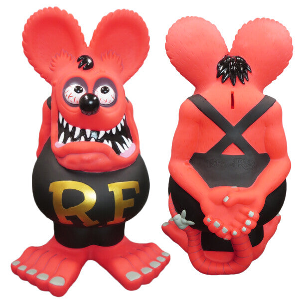 RAT FINK ラットフィンク ジャンボ コインバンク レッド(ピンク)【 FUNKO 】