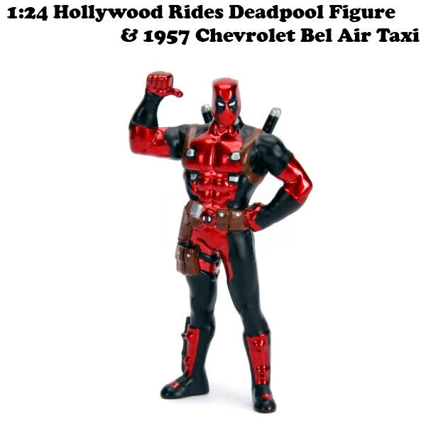 1:24 Hollywood Rides Deadpool TAXI with Deadpool Figure【 デッドプールミニカー】