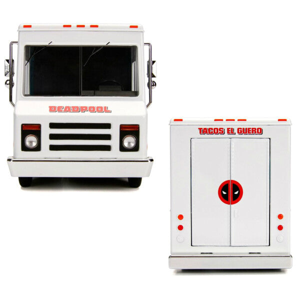 Hollywood Rides Deadpool Taco Truck with Deadpool Figure 1:24 【 デッドプールミニカー】