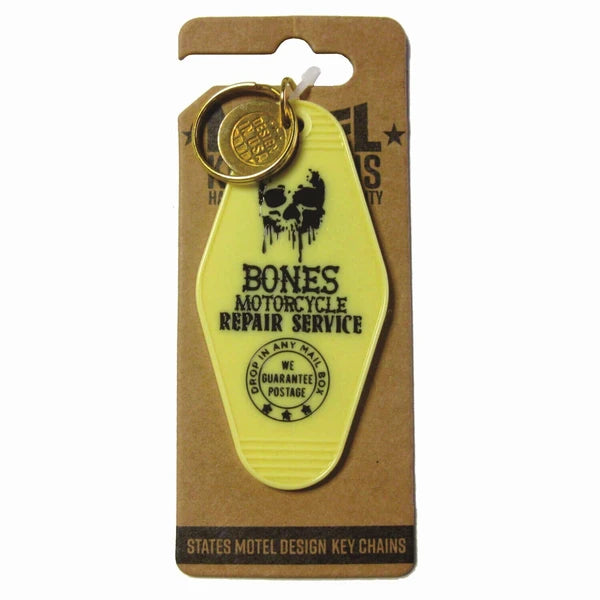 モーテルキー キータグ キーホルダー BONES IVORY