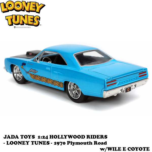 LOONEY TUNES 1970 Plymouth Road w/WILE E COYOTE 1:24【ルーニーテューンズ】ミニカー