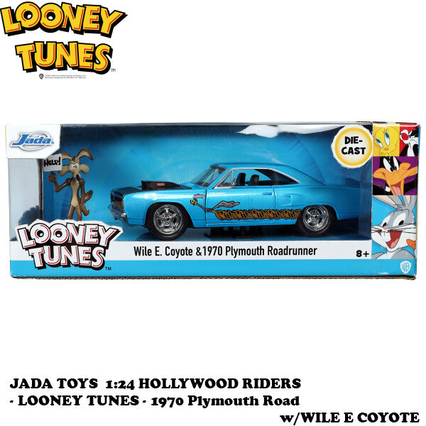 LOONEY TUNES 1970 Plymouth Road w/WILE E COYOTE 1:24【ルーニーテューンズ】ミニカー