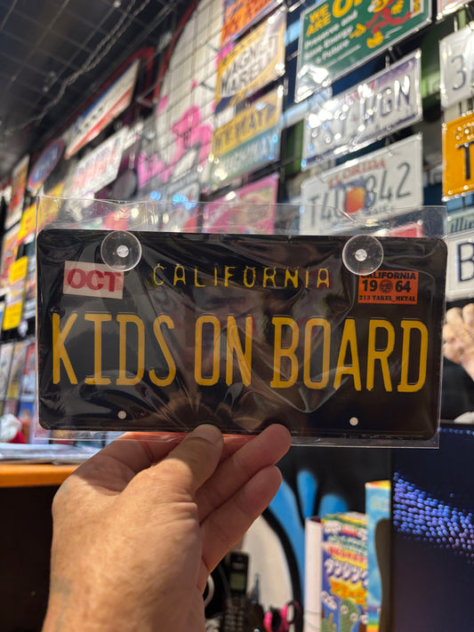オリジナル KIDS&BABYサインプレート California 1963-1970 black