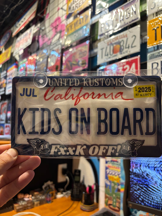 オリジナル KIDS&BABYサインプレート California1993- カスタムくんフレームver