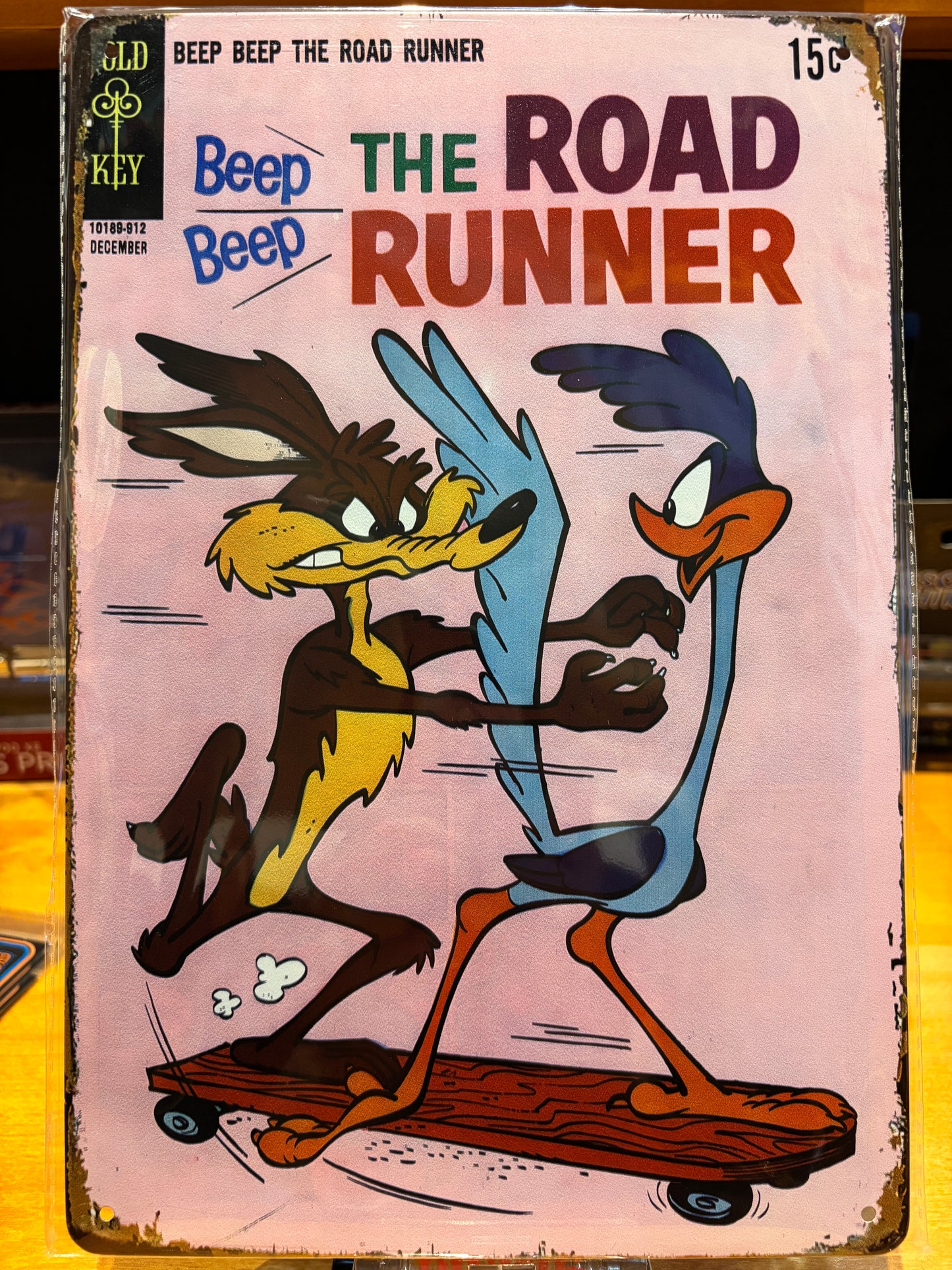 ROAD RUNNER ブリキ看板 サインボード