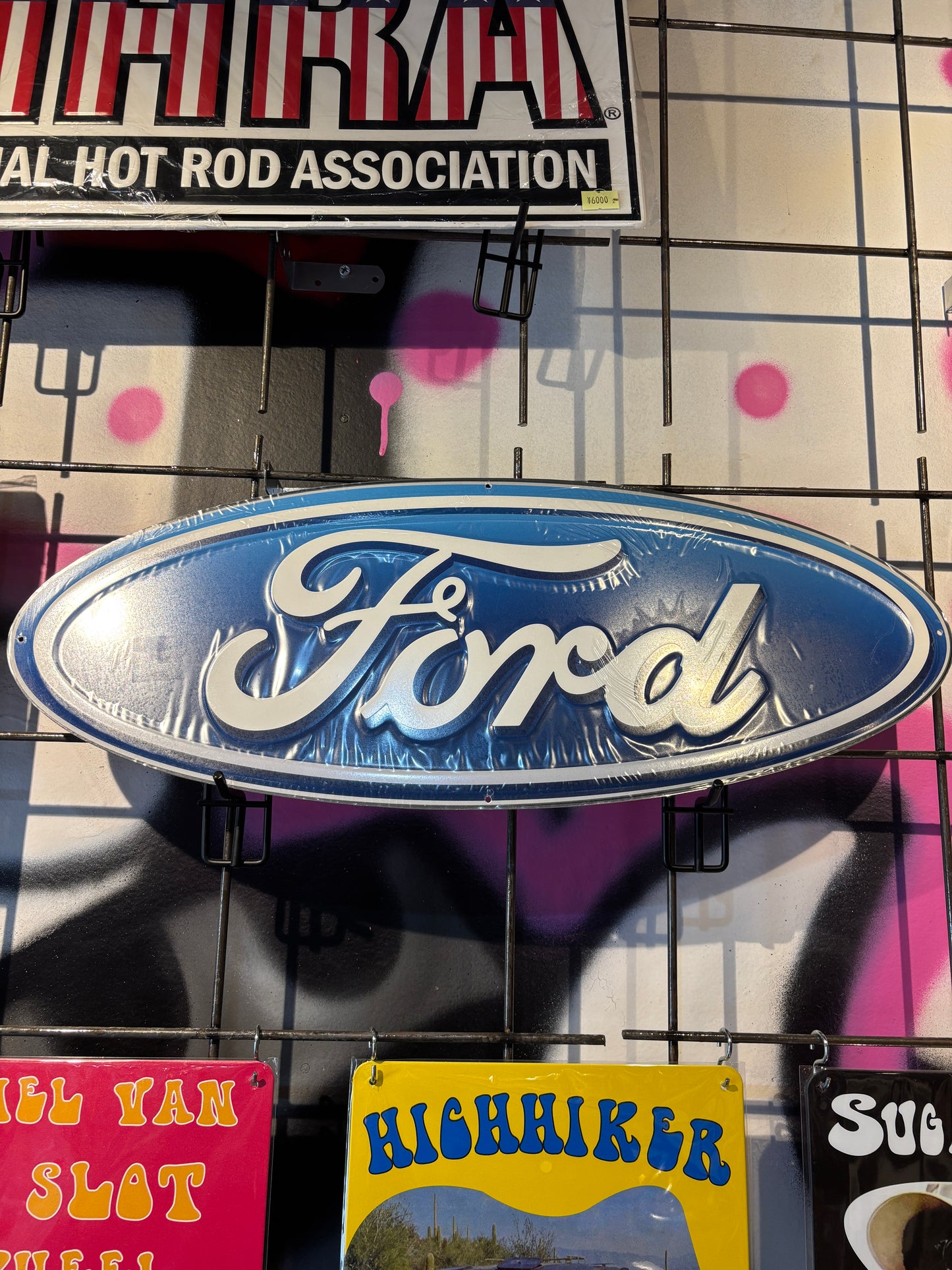 FORD EMBLEM エンボスメタルサイン
