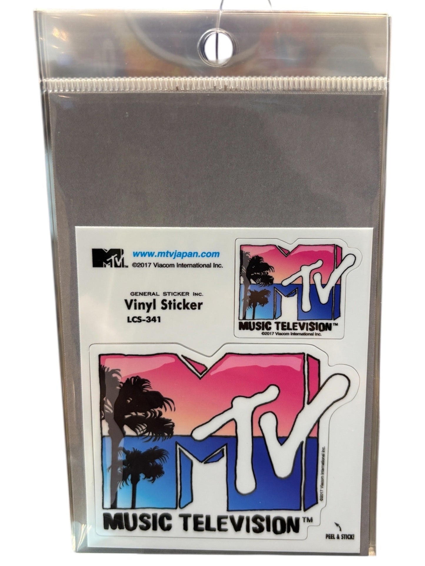 MTV ロゴステッカー カリフォルニア サンセット