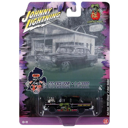JOHNNY LIGHTNING  1:64 Rat Fink 1955 Chevy 2-Door Sedan - CTC Exclusive -【ラットフィンク】ミニカー