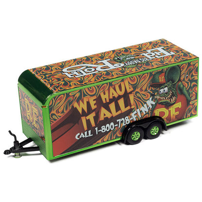 RAT FINK  ラットフィンク ミニカー  Auto World 1:64 Rat Fink Enclosed Trailer WE HAUL ALL !