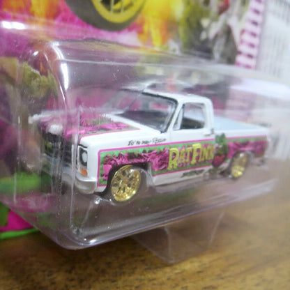【ラットフィンク】ミニカー 1:64 RAT FINK 1979 Chevy Silverrado C10