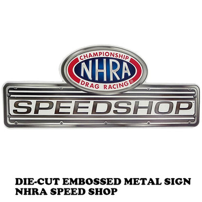 【NHRA】ダイカットエンボスメタルサイン