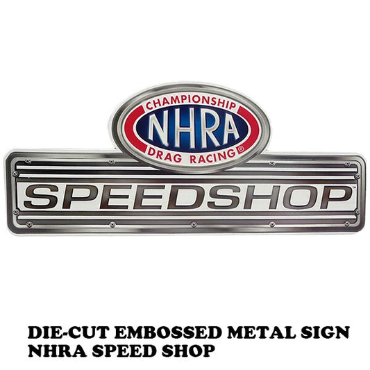 【NHRA】ダイカットエンボスメタルサイン