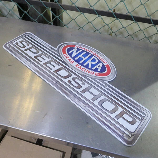 【NHRA】ダイカットエンボスメタルサイン