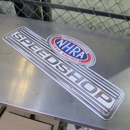 【NHRA】ダイカットエンボスメタルサイン