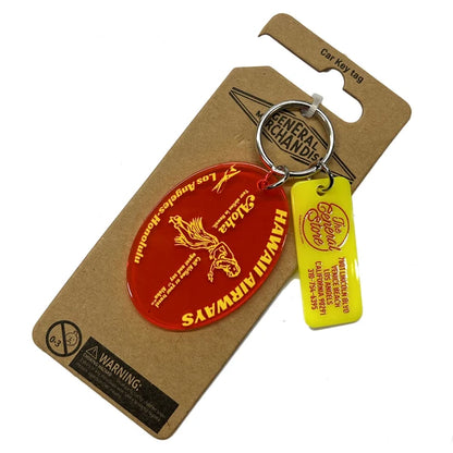 アクリル キーホルダー　アクリル　キータグ　HAWAII AIRWAYS / CLEAR RED