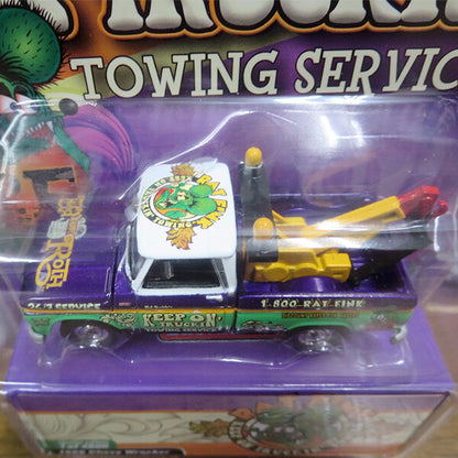 RAT FINK ラットフィンク ミニカー 1:64 Rat Fink 1966 Chevy Wrecker Towing Service
